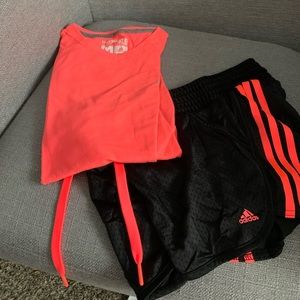 Adidas workout outfit!